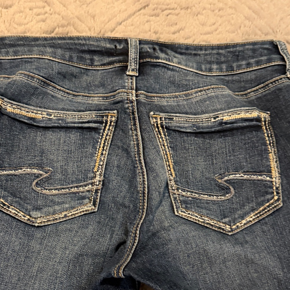 Silver Jeans Co. Women's Dark Blue Denim
